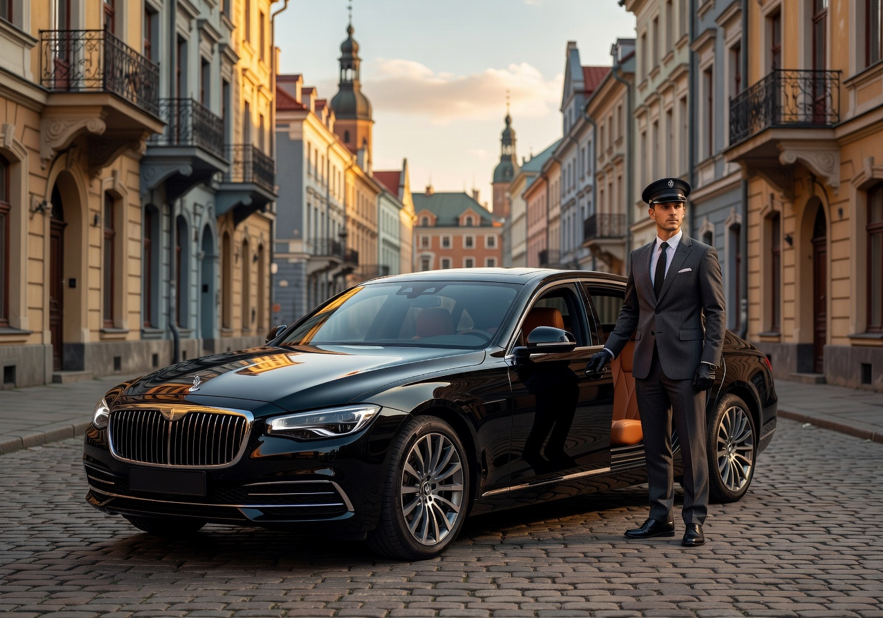 Chauffeur experience luxury car Latvia