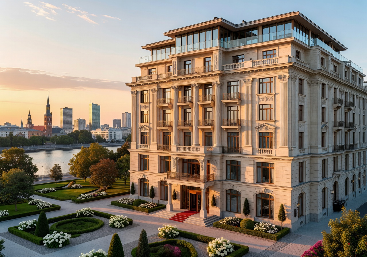 Grand Hotel Kempinski Riga luxury skyline accommodation