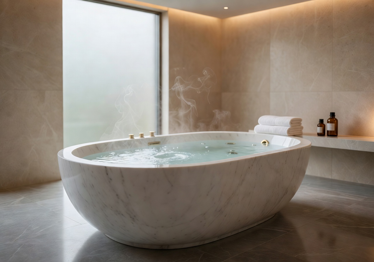 Luxury hydrotherapy spa treatment