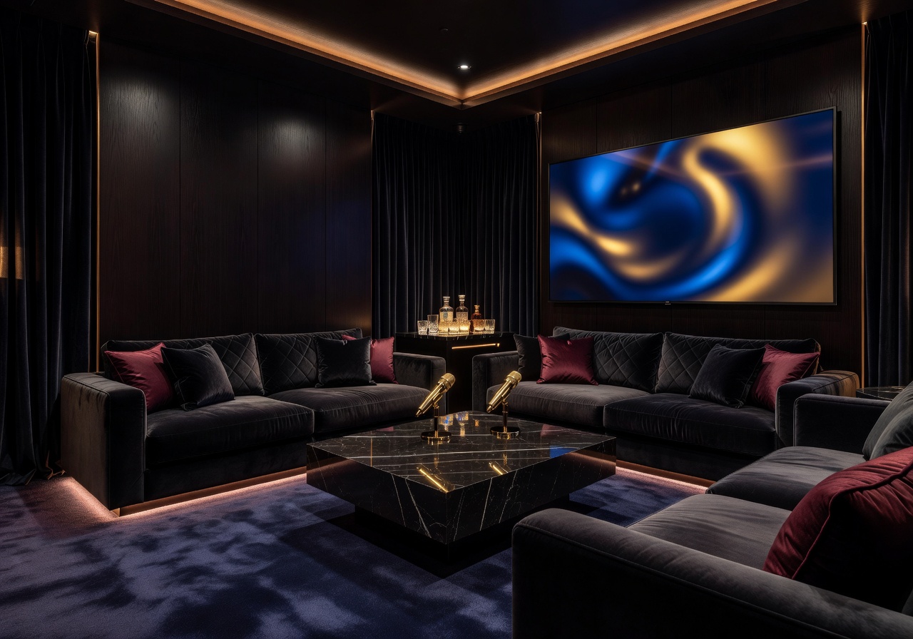 Luxury karaoke suite premium private