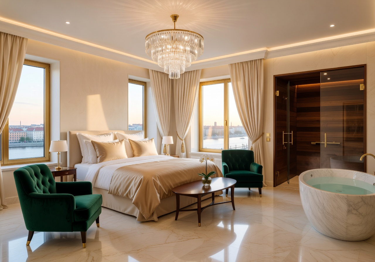 Royal Spa Resort Hotel Riga luxury suite interior